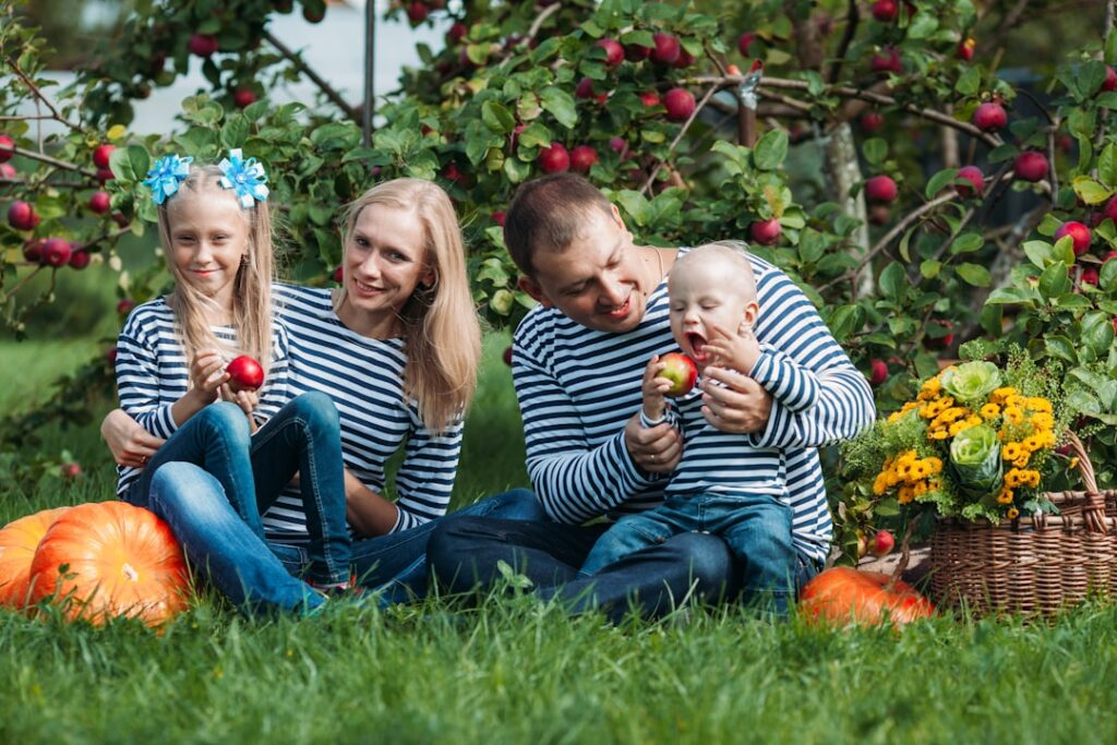 aile etkinlikleri ve tatiller illüstrasyonu
